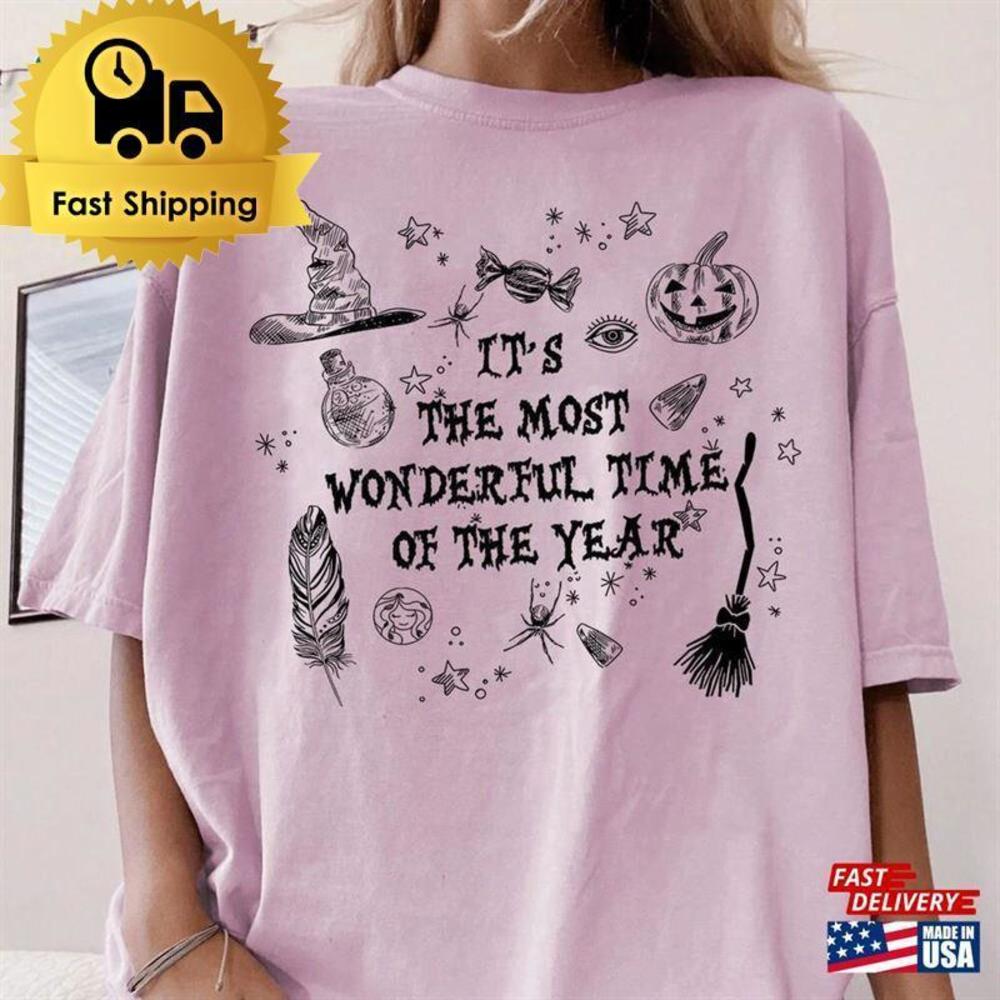 Its The Most Wonderful Time Of Year Shirt Spooky Classic - Picture 1 of 4